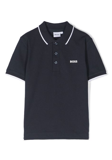 Polo con logo HUGO BOSS KIDS | J25P26849